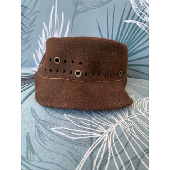 Bailey Hollywood LITEFELT Wool BROWN water repellant Hat Cap men’s L - Picture 5 of 7